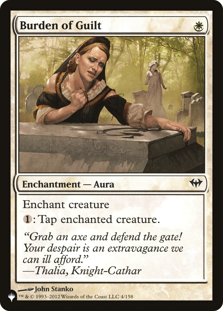 Burden of Guilt [The List] | Card Merchant Takapuna