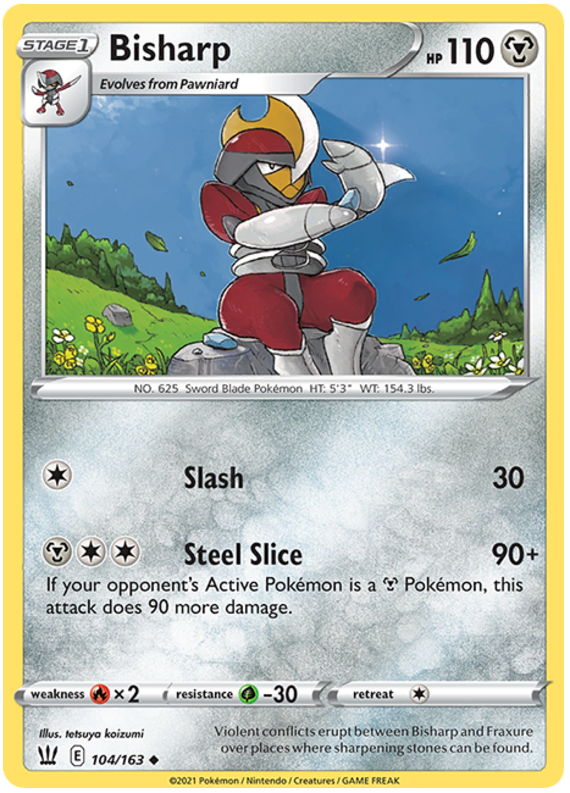 Bisharp (104/163) [Sword & Shield: Battle Styles] | Card Merchant Takapuna