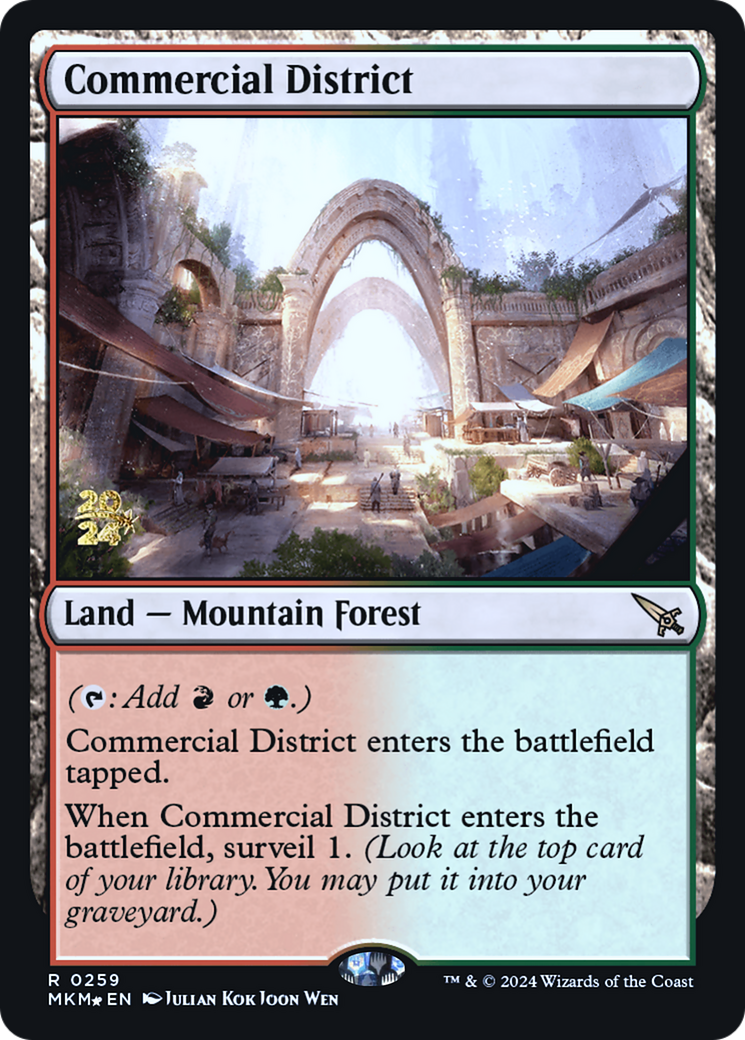 Commercial District [Murders at Karlov Manor Prerelease Promos] | Card Merchant Takapuna