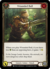 Wounded Bull (Red) [U-WTR200] (Welcome to Rathe Unlimited)  Unlimited Normal | Card Merchant Takapuna