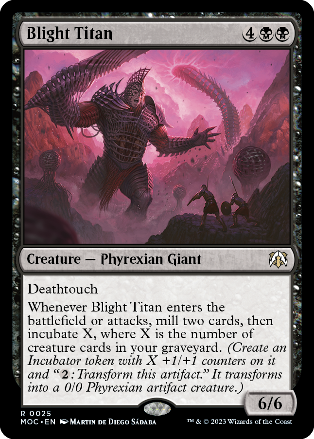 Blight Titan [March of the Machine Commander] | Card Merchant Takapuna