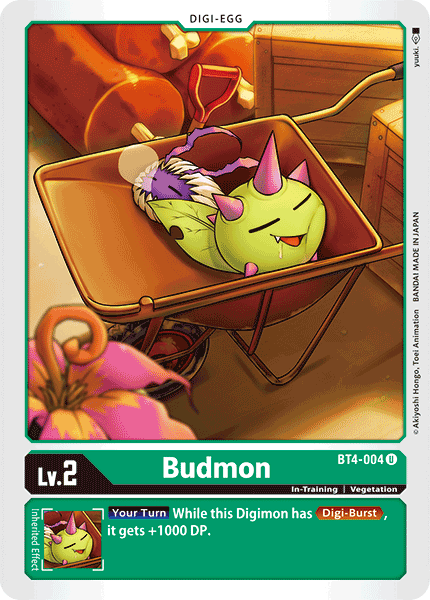 Budmon [BT4-004] [Great Legend] | Card Merchant Takapuna