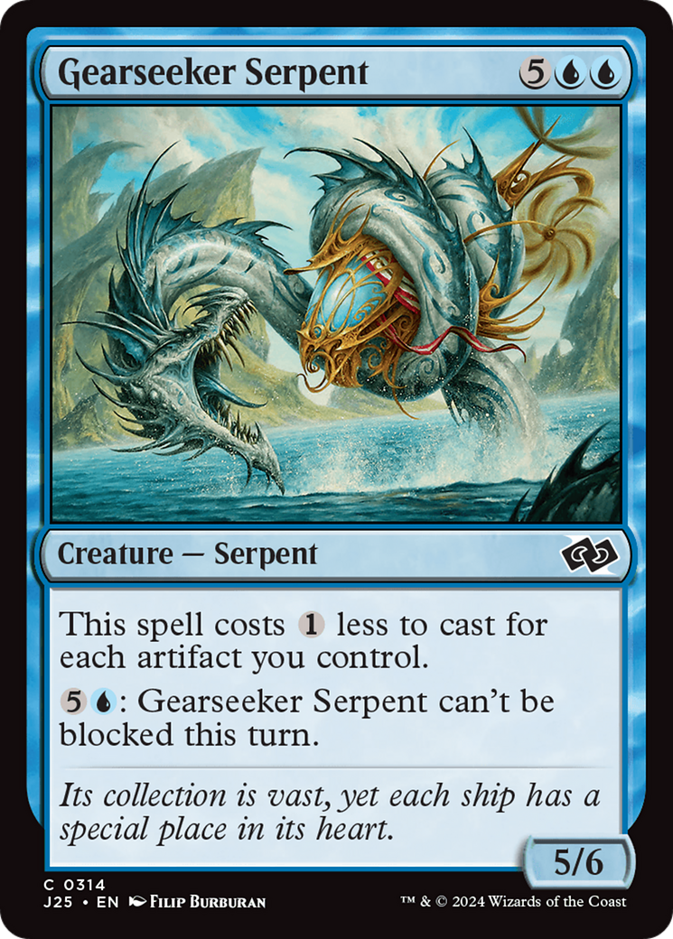 Gearseeker Serpent [Foundations Jumpstart] | Card Merchant Takapuna