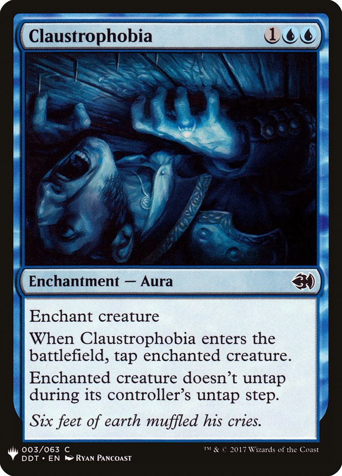 Claustrophobia [Mystery Booster] | Card Merchant Takapuna