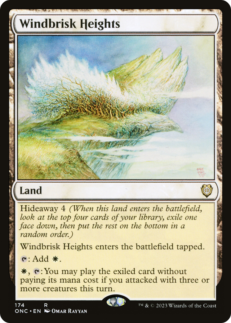 Windbrisk Heights [Phyrexia: All Will Be One Commander] | Card Merchant Takapuna