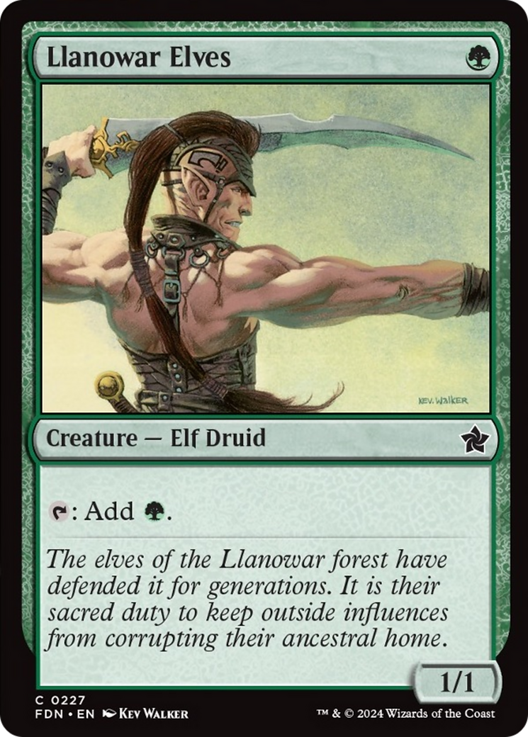 Llanowar Elves [Foundations] | Card Merchant Takapuna