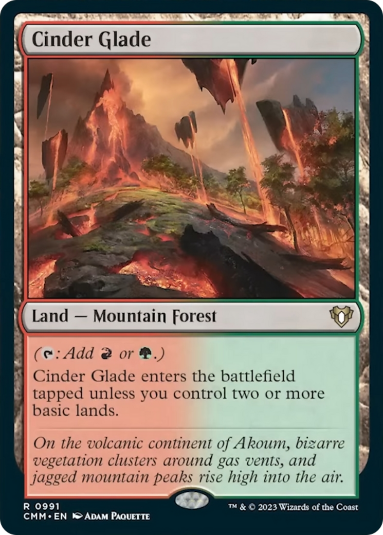 Cinder Glade [Commander Masters] | Card Merchant Takapuna