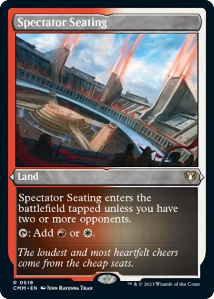 Spectator Seating (Foil Etched) [Commander Masters] | Card Merchant Takapuna