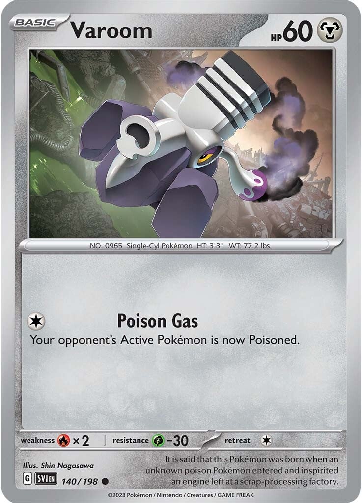 Varoom (140/198) [Scarlet & Violet: Base Set] | Card Merchant Takapuna