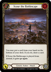 Scour the Battlescape (Yellow) [U-WTR195] (Welcome to Rathe Unlimited)  Unlimited Normal | Card Merchant Takapuna