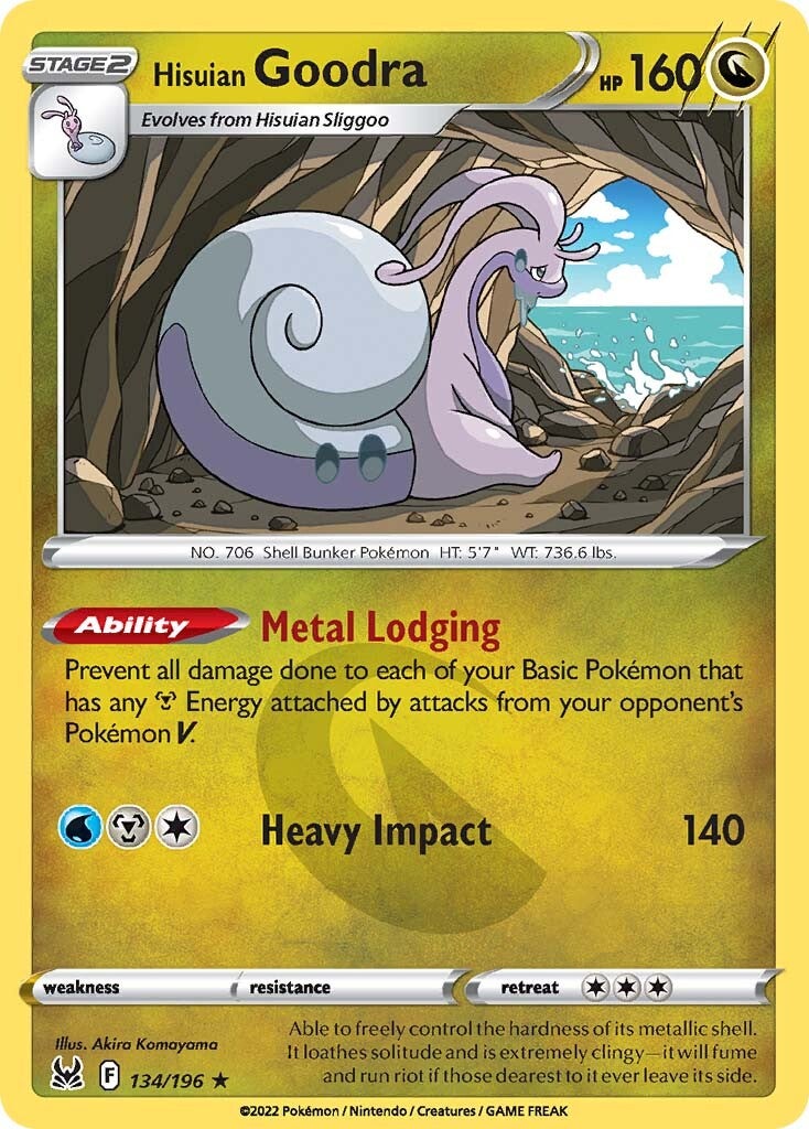 Hisuian Goodra (134/196) [Sword & Shield: Lost Origin] | Card Merchant Takapuna