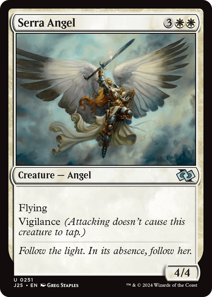 Serra Angel [Foundations Jumpstart] | Card Merchant Takapuna