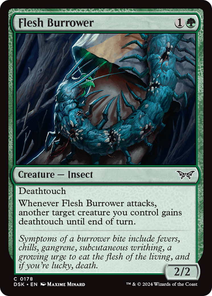 Flesh Burrower [Duskmourn: House of Horror] | Card Merchant Takapuna