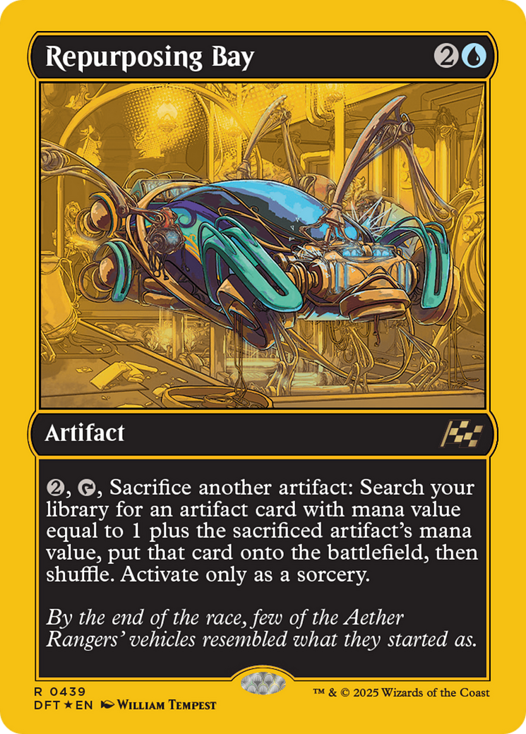 Repurposing Bay (First-Place Foil) [Aetherdrift] | Card Merchant Takapuna