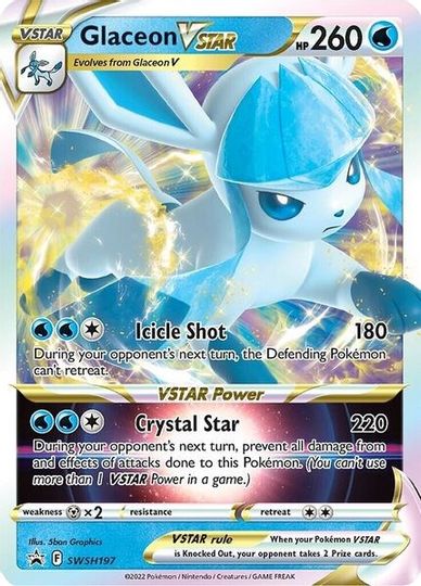 Glaceon VSTAR (SWSH197) [Sword & Shield: Black Star Promos] | Card Merchant Takapuna