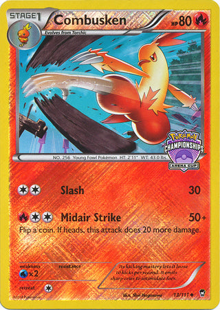 Combusken (13/111) (States Championship Promo) [XY: Furious Fists] | Card Merchant Takapuna