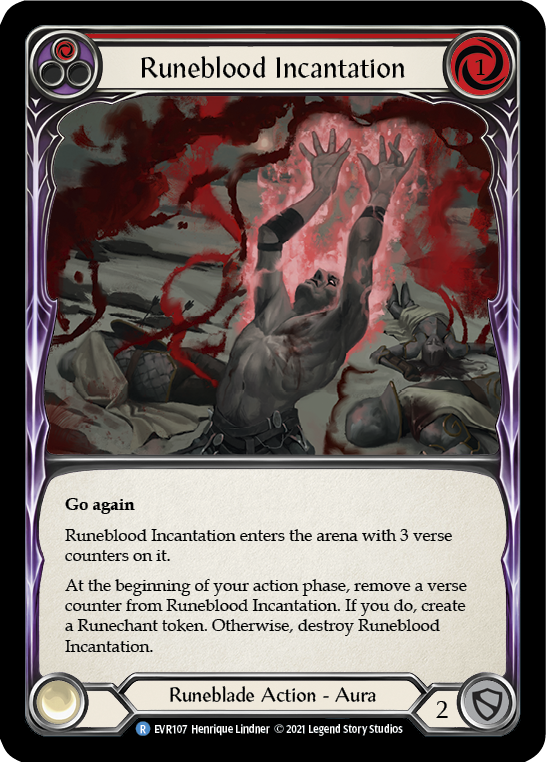 Runeblood Incantation (Red) [EVR107] (Everfest)  1st Edition Normal | Card Merchant Takapuna