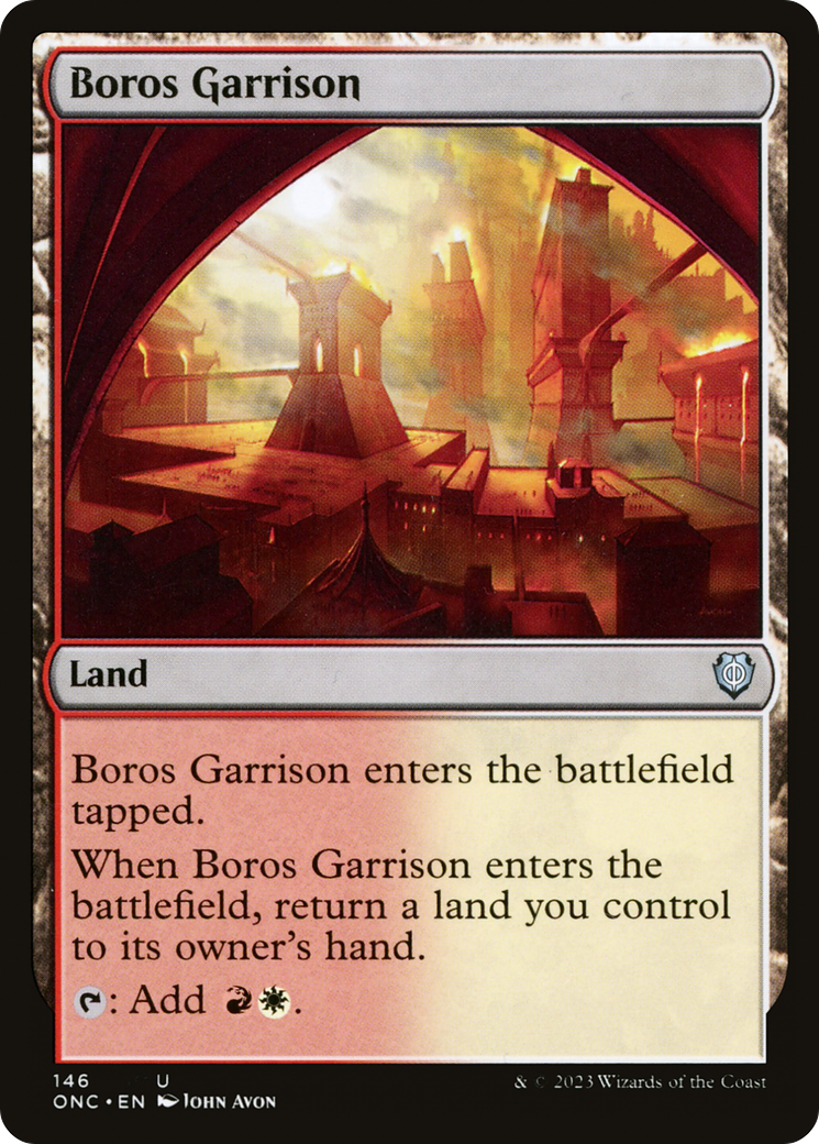 Boros Garrison [Phyrexia: All Will Be One Commander] | Card Merchant Takapuna