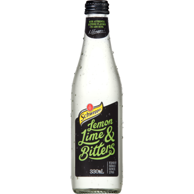 Schweppes Lemon Lime & Bitters 330ml | Card Merchant Takapuna