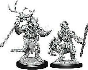 D&D Miniature Figurine - Lizardfolk & Lizardfolk Shaman | Card Merchant Takapuna