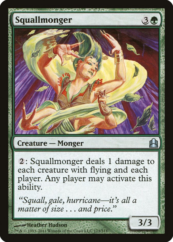 Squallmonger [Commander 2011] | Card Merchant Takapuna