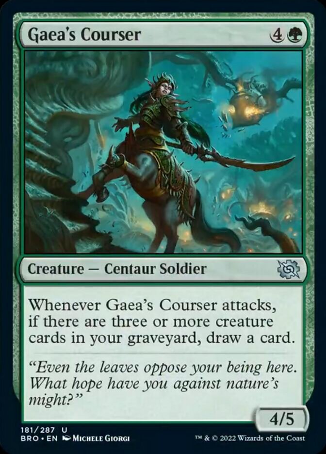 Gaea's Courser [The Brothers' War] | Card Merchant Takapuna