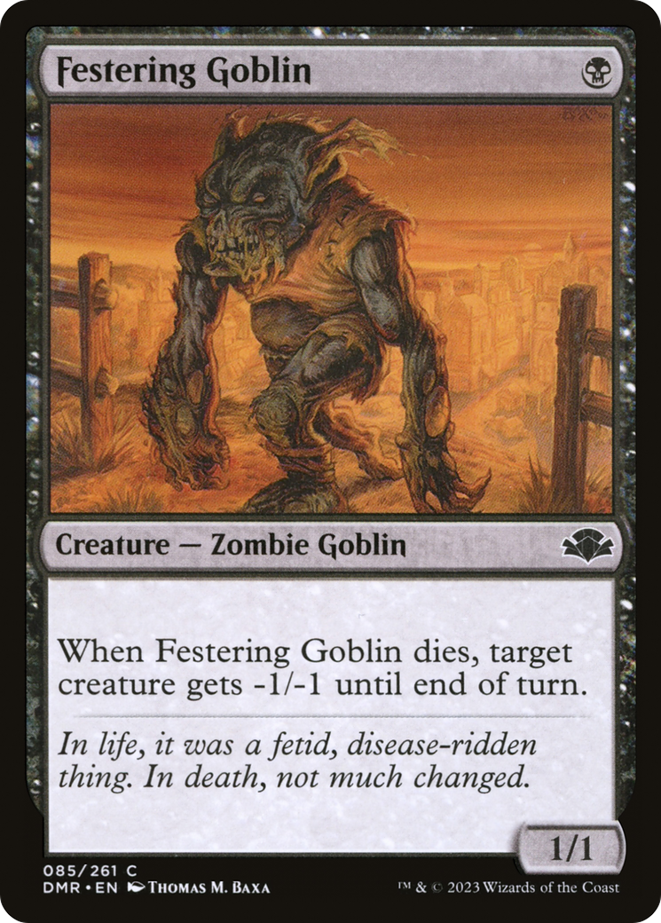 Festering Goblin [Dominaria Remastered] | Card Merchant Takapuna