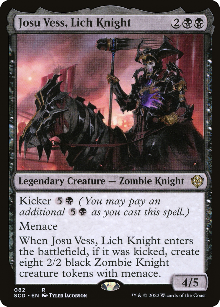 Josu Vess, Lich Knight [Starter Commander Decks] | Card Merchant Takapuna