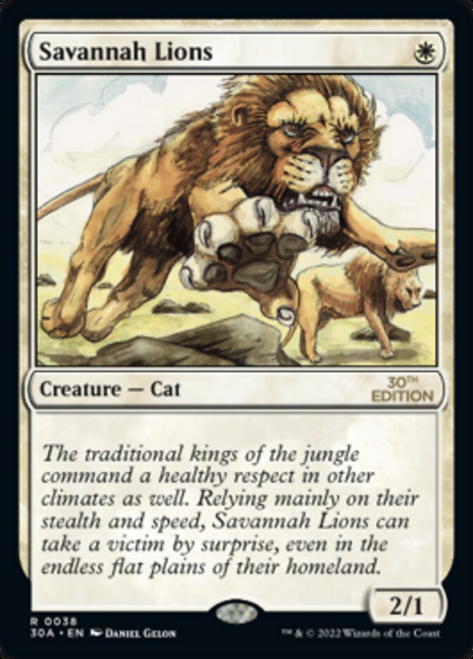 Savannah Lions [30th Anniversary Edition] | Card Merchant Takapuna