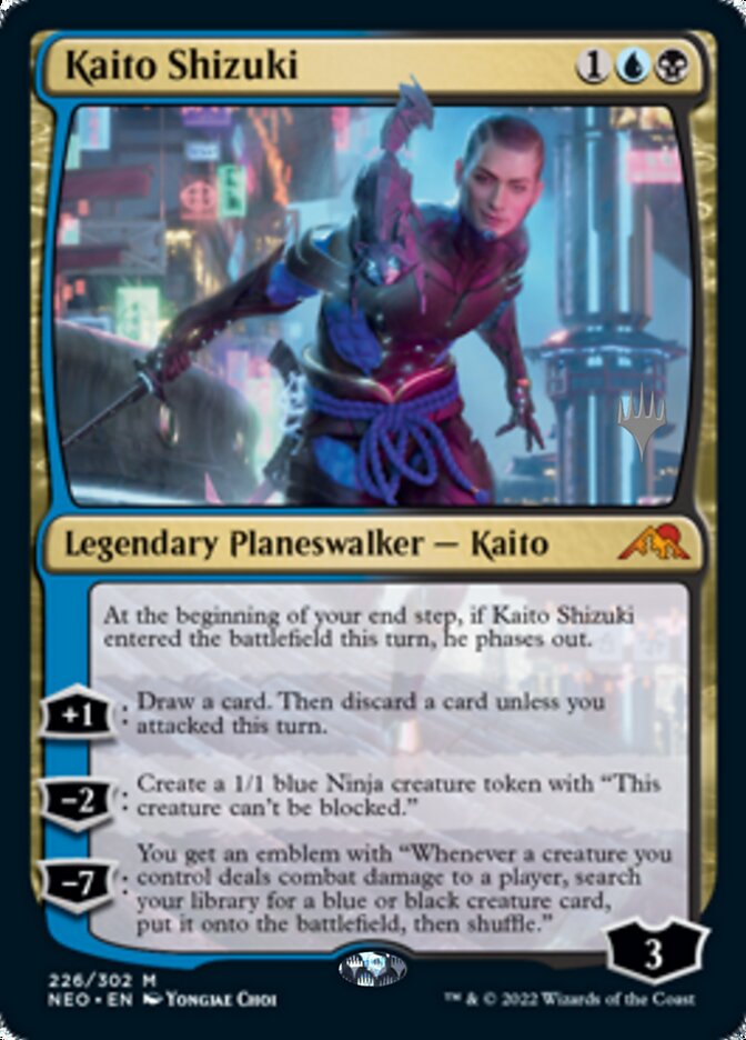 Kaito Shizuki (Promo Pack) [Kamigawa: Neon Dynasty Promos] | Card Merchant Takapuna