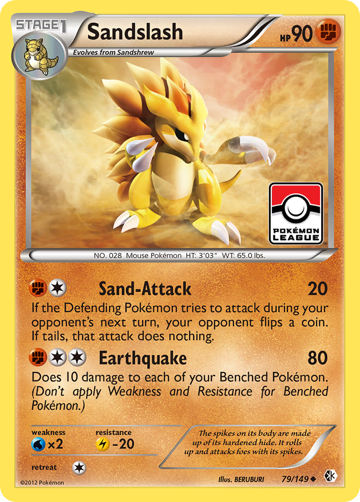 Sandslash (79/149) [Black & White: Boundaries Crossed] | Card Merchant Takapuna