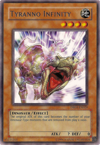 Tyranno Infinity [DR04-EN029] Rare | Card Merchant Takapuna