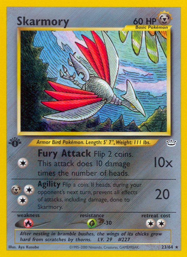 Skarmory (23/64) [Neo Revelation 1st Edition] | Card Merchant Takapuna