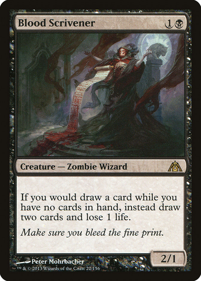 Blood Scrivener [Dragon's Maze] | Card Merchant Takapuna