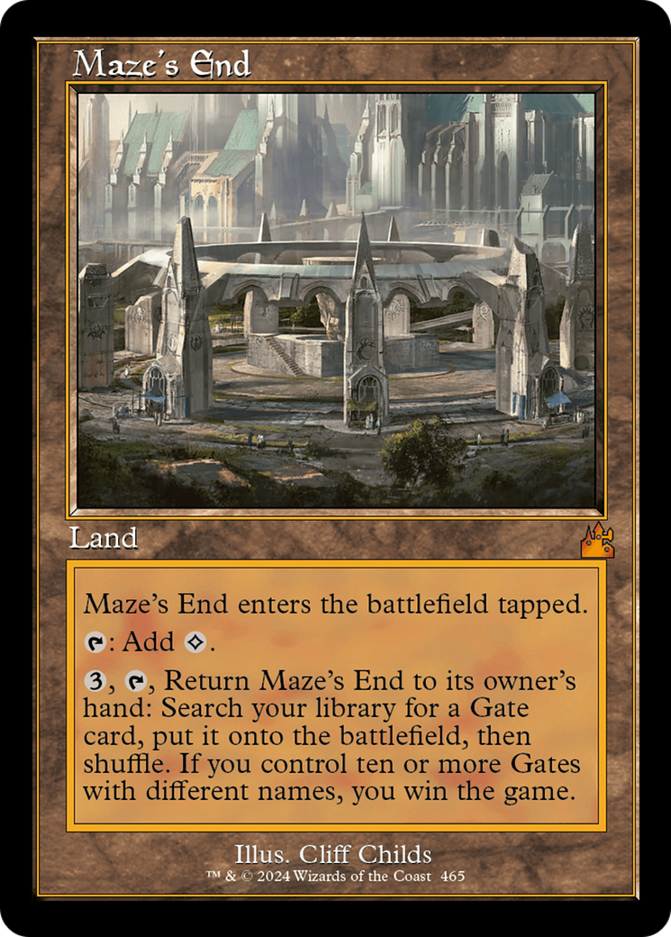 Maze's End (Retro Frame) [Ravnica Remastered] | Card Merchant Takapuna