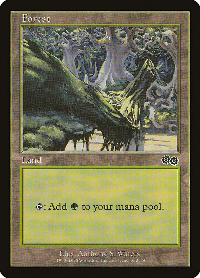 Forest (350) [Urza's Saga] | Card Merchant Takapuna