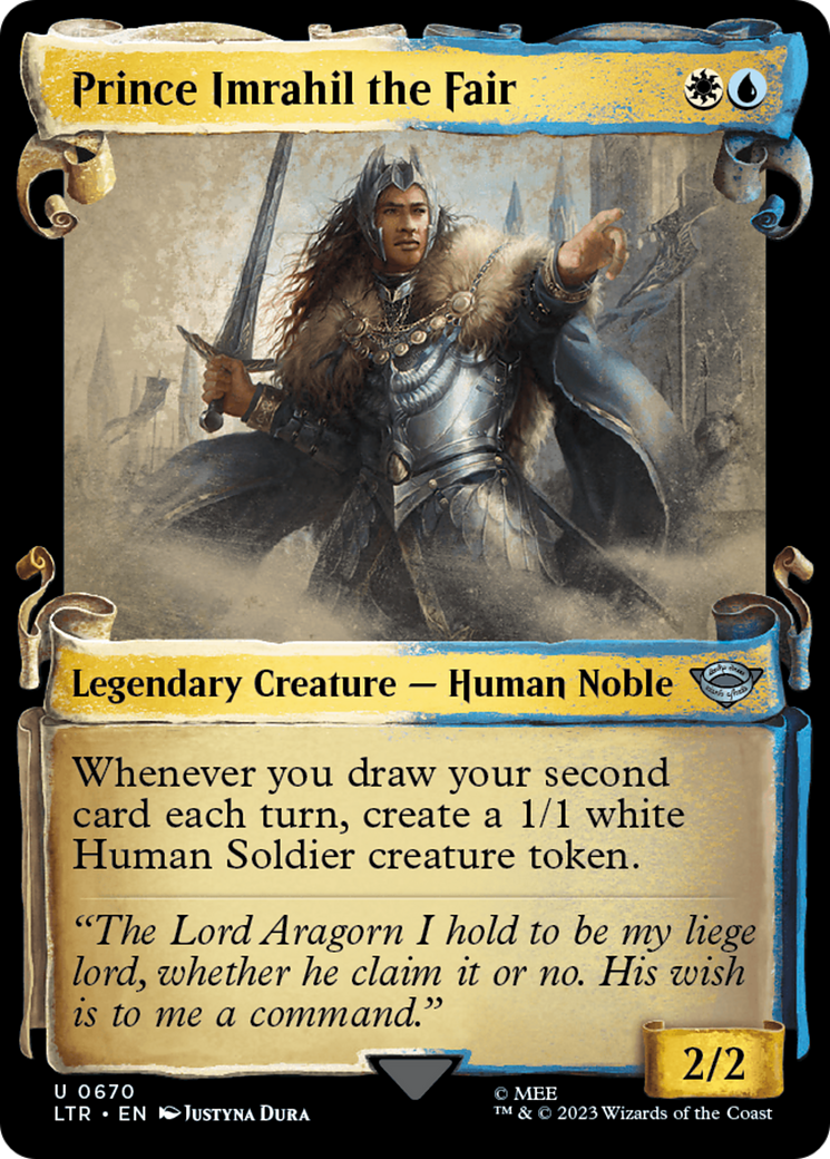 Prince Imrahil the Fair [The Lord of the Rings: Tales of Middle-Earth Showcase Scrolls] | Card Merchant Takapuna