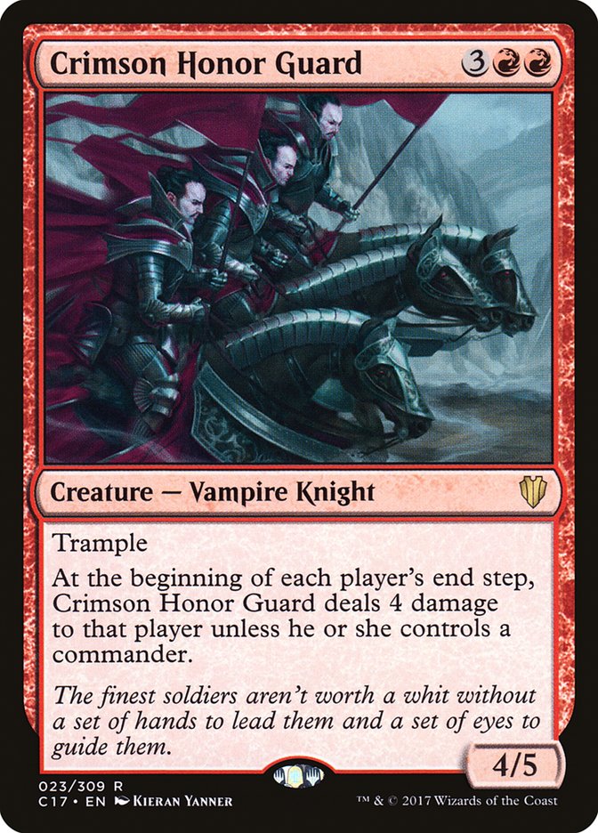 Crimson Honor Guard [Commander 2017] | Card Merchant Takapuna