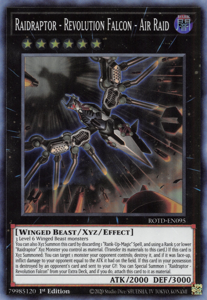 Raidraptor - Revolution Falcon - Air Raid [ROTD-EN095] Super Rare | Card Merchant Takapuna