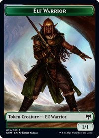 Elf Warrior // Koma's Coil Double-Sided Token [Kaldheim Tokens] | Card Merchant Takapuna