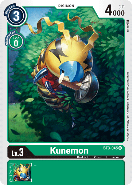 Kunemon [BT3-045] [Release Special Booster Ver.1.5] | Card Merchant Takapuna