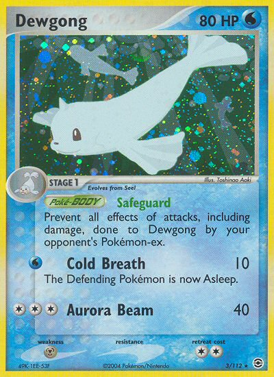 Dewgong (3/112) [EX: FireRed & LeafGreen] | Card Merchant Takapuna