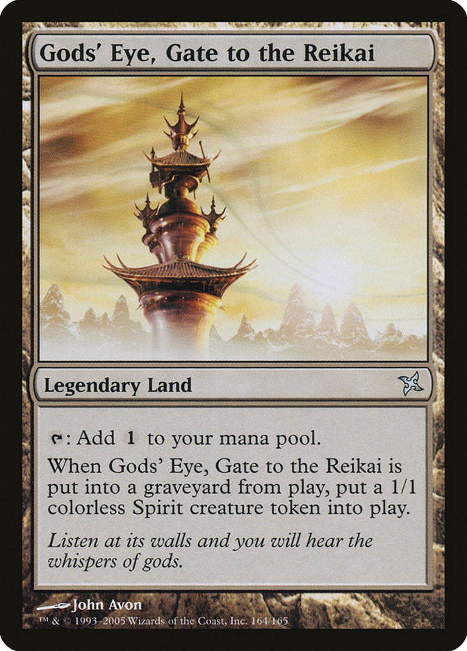 Gods' Eye, Gate to the Reikai [Betrayers of Kamigawa] | Card Merchant Takapuna