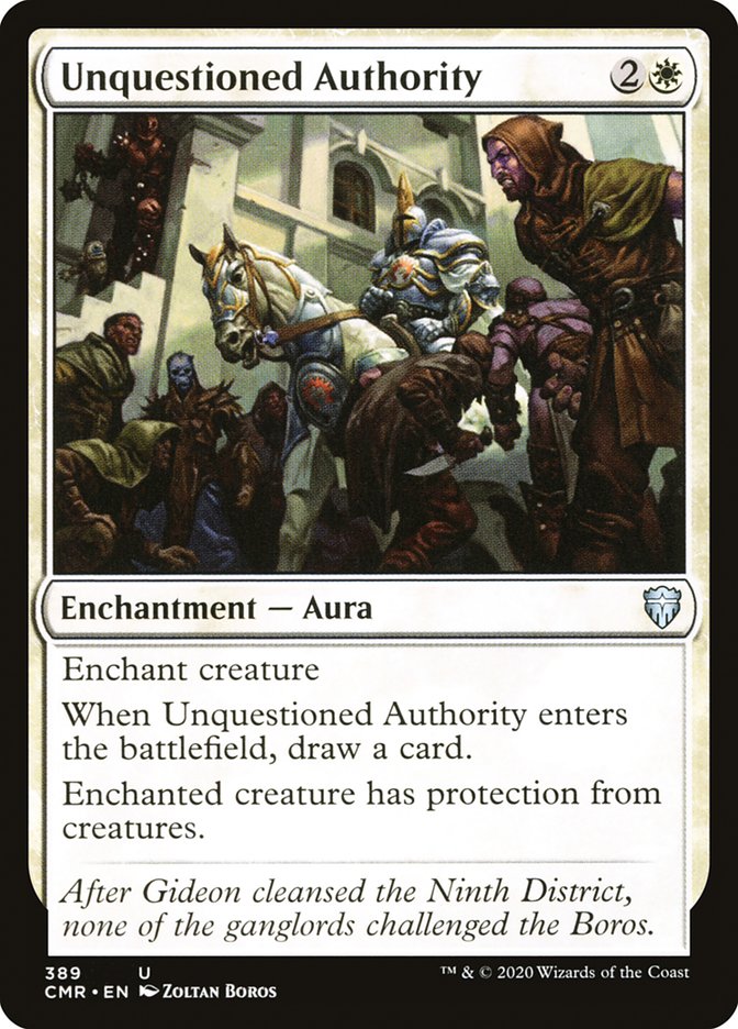 Unquestioned Authority [Commander Legends] | Card Merchant Takapuna