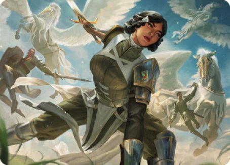 Resolute Reinforcements Art [Dominaria United Art Series] | Card Merchant Takapuna