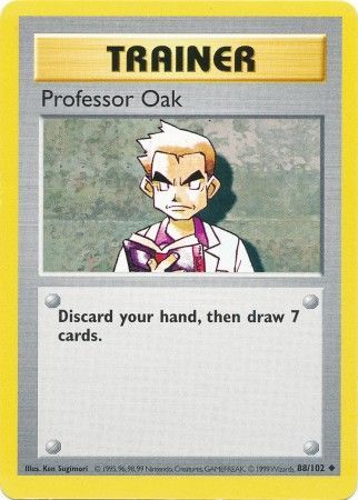 Professor Oak (88/102) [Base Set Shadowless Unlimited] | Card Merchant Takapuna