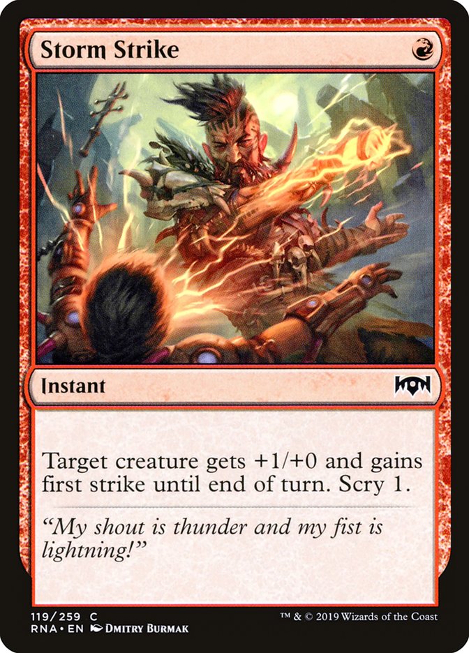 Storm Strike [Ravnica Allegiance] | Card Merchant Takapuna