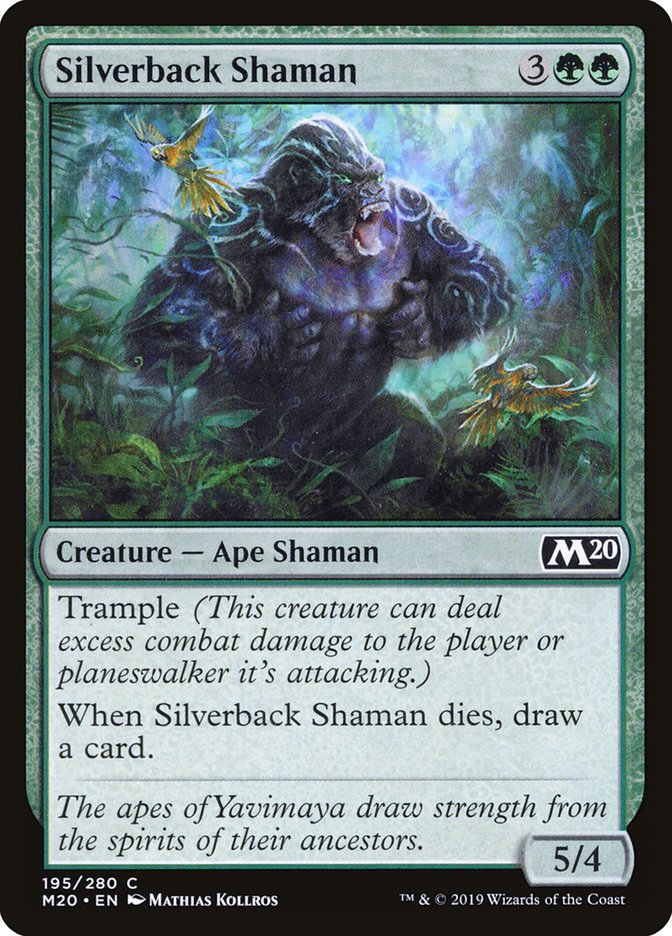 Silverback Shaman [Core Set 2020] | Card Merchant Takapuna