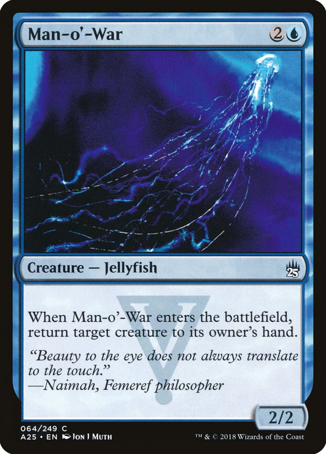 Man-o'-War [Masters 25] | Card Merchant Takapuna