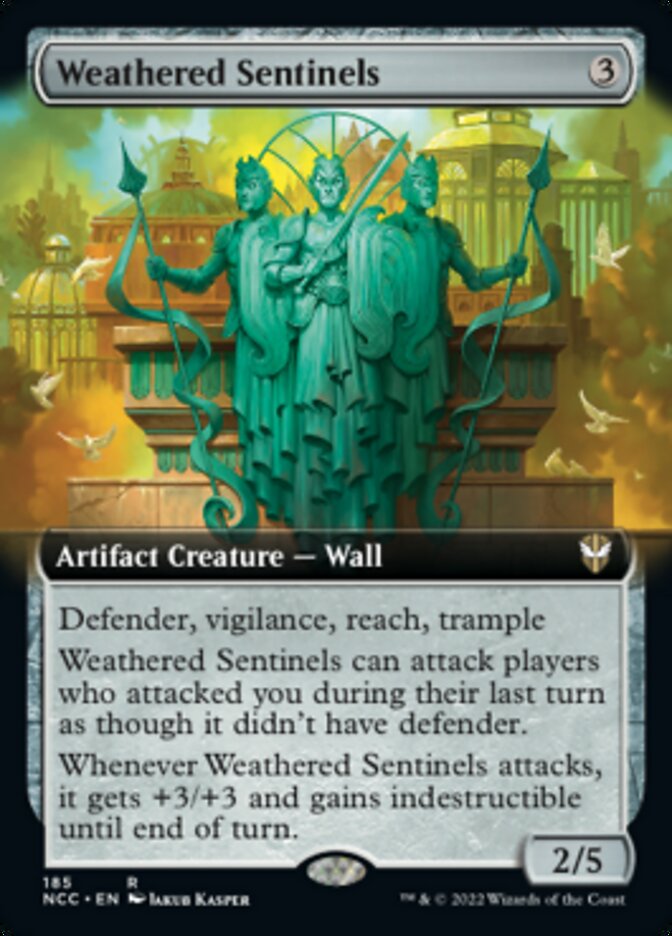 Weathered Sentinels (Extended Art) [Streets of New Capenna Commander] | Card Merchant Takapuna